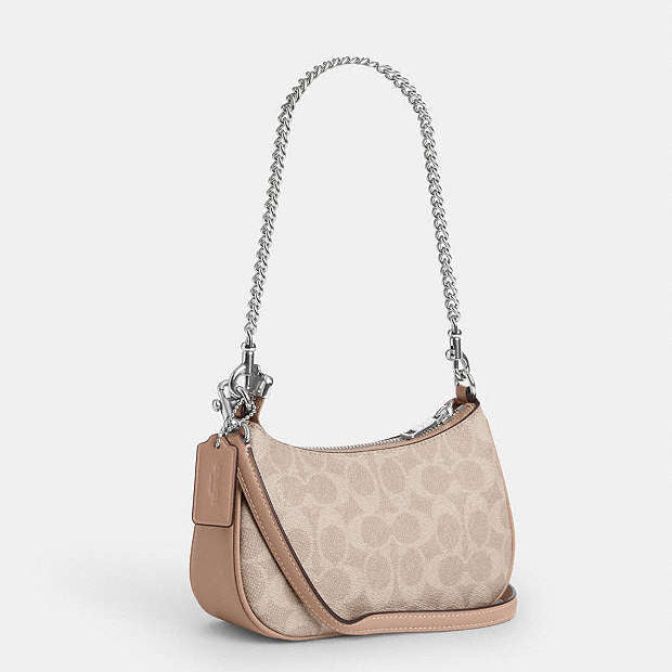 Coach Teri Mini Crossbody Bag In Signature Canvas